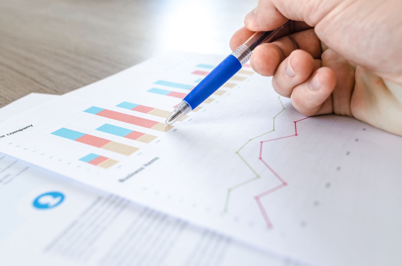 Financial performance review at a medical practice